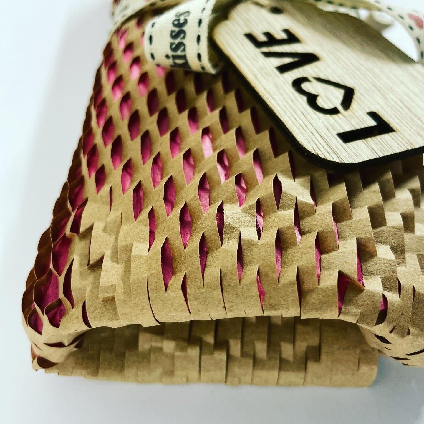 Small Honeycomb Paper Wrap Refill Roll