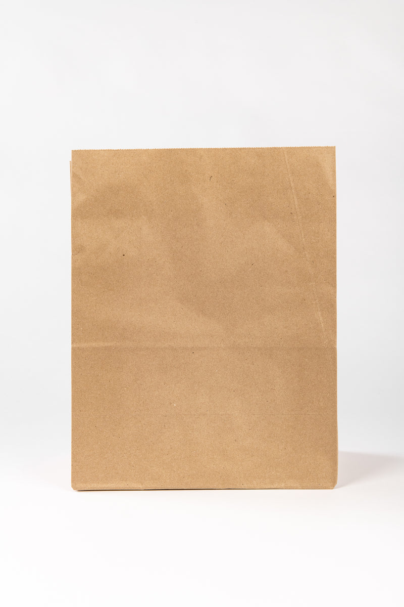 Medium kraft bag - 280mm(w) x 350mm(h) x 155(gusset) - 100/pack