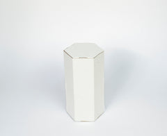 Hexagon Roller Box - White (pack of 25)